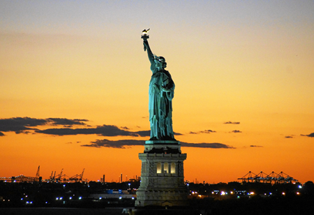 自由女神像 移民