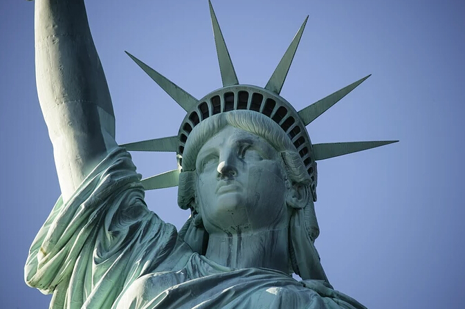自由女神像 移民美國