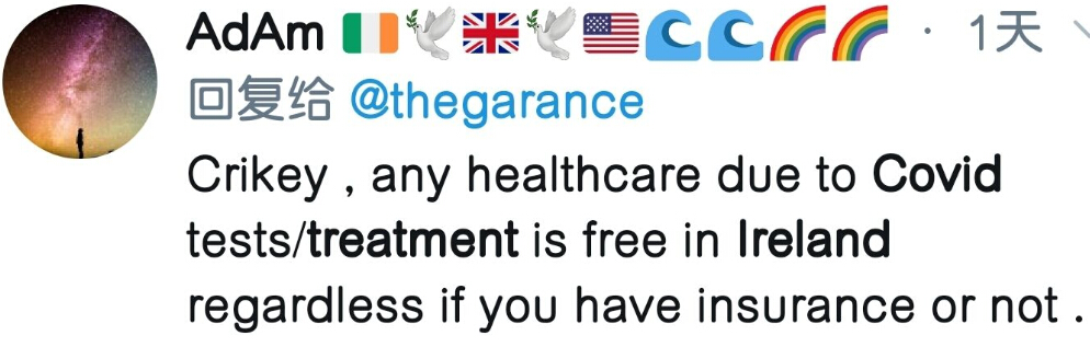 愛爾蘭新冠病毒治療